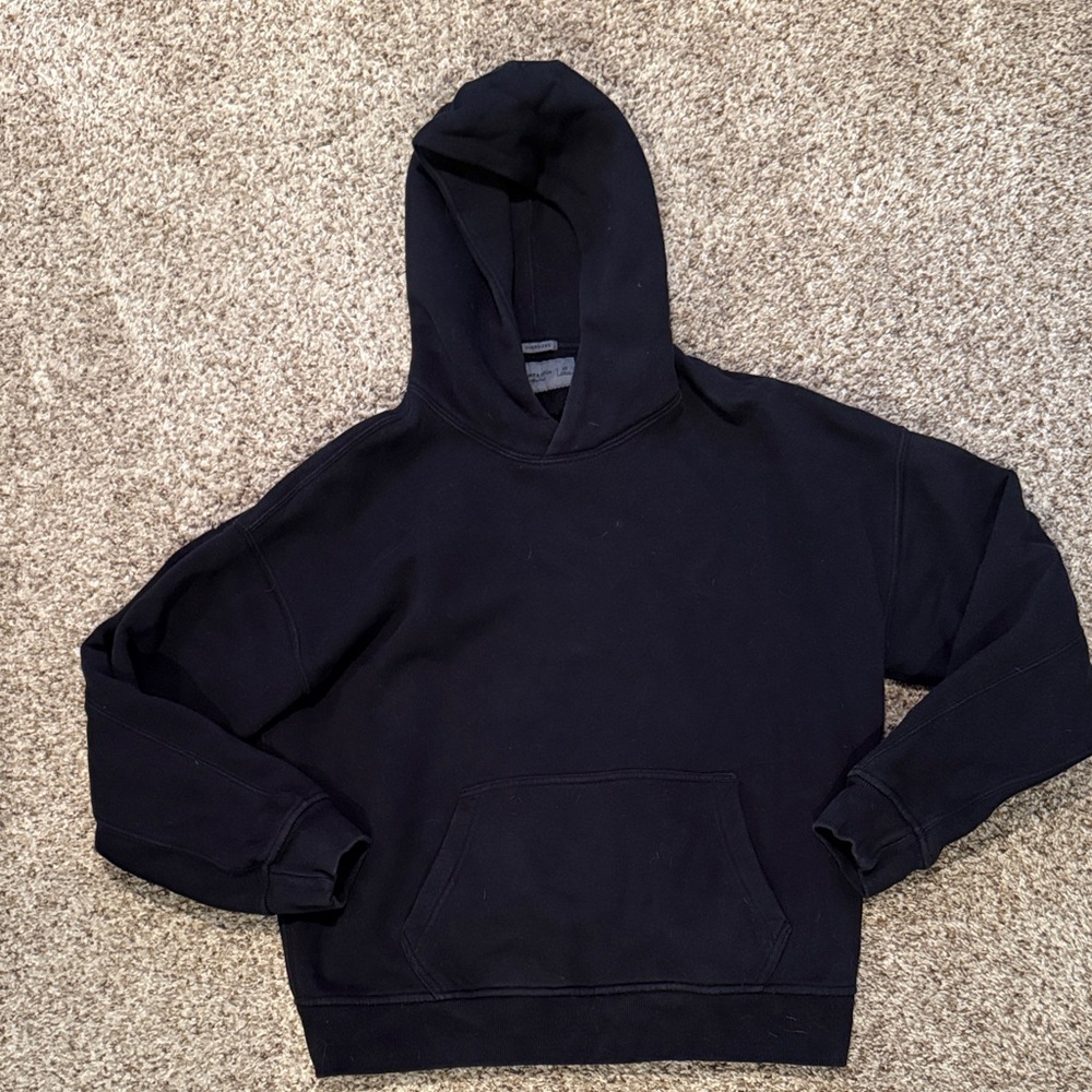 Abercrombie Oversized Black Hoodie